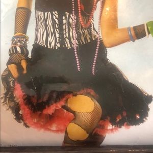 Costune. Halloween. Petticoat tutu reversible .